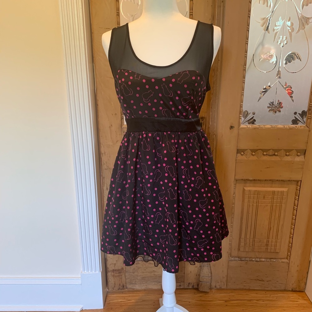 Hot Topic Kitty Swing Dress